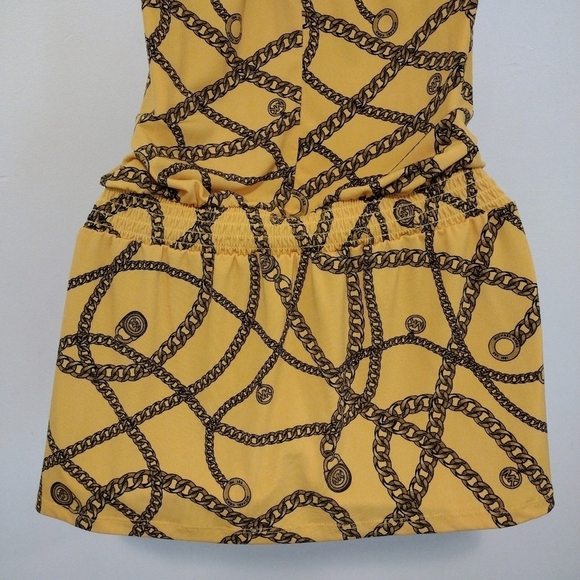 Michael Kors - Chain-Link Sleeveless Peplum Blouse - Picture 10 of 13